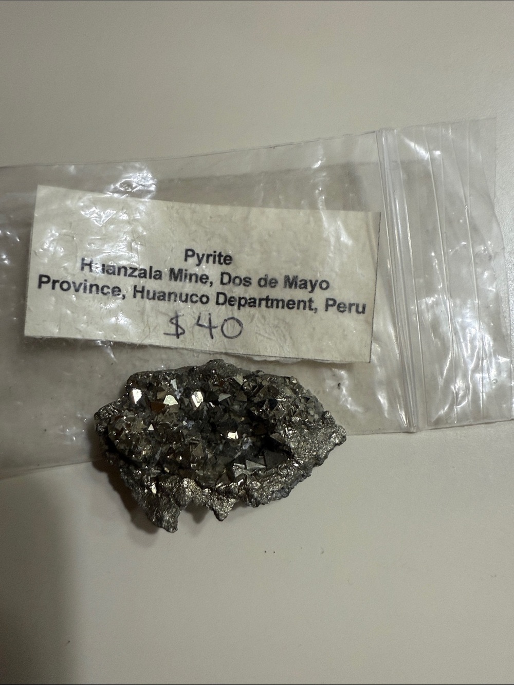 Pyrite Cluster Decorative Stone - Silver